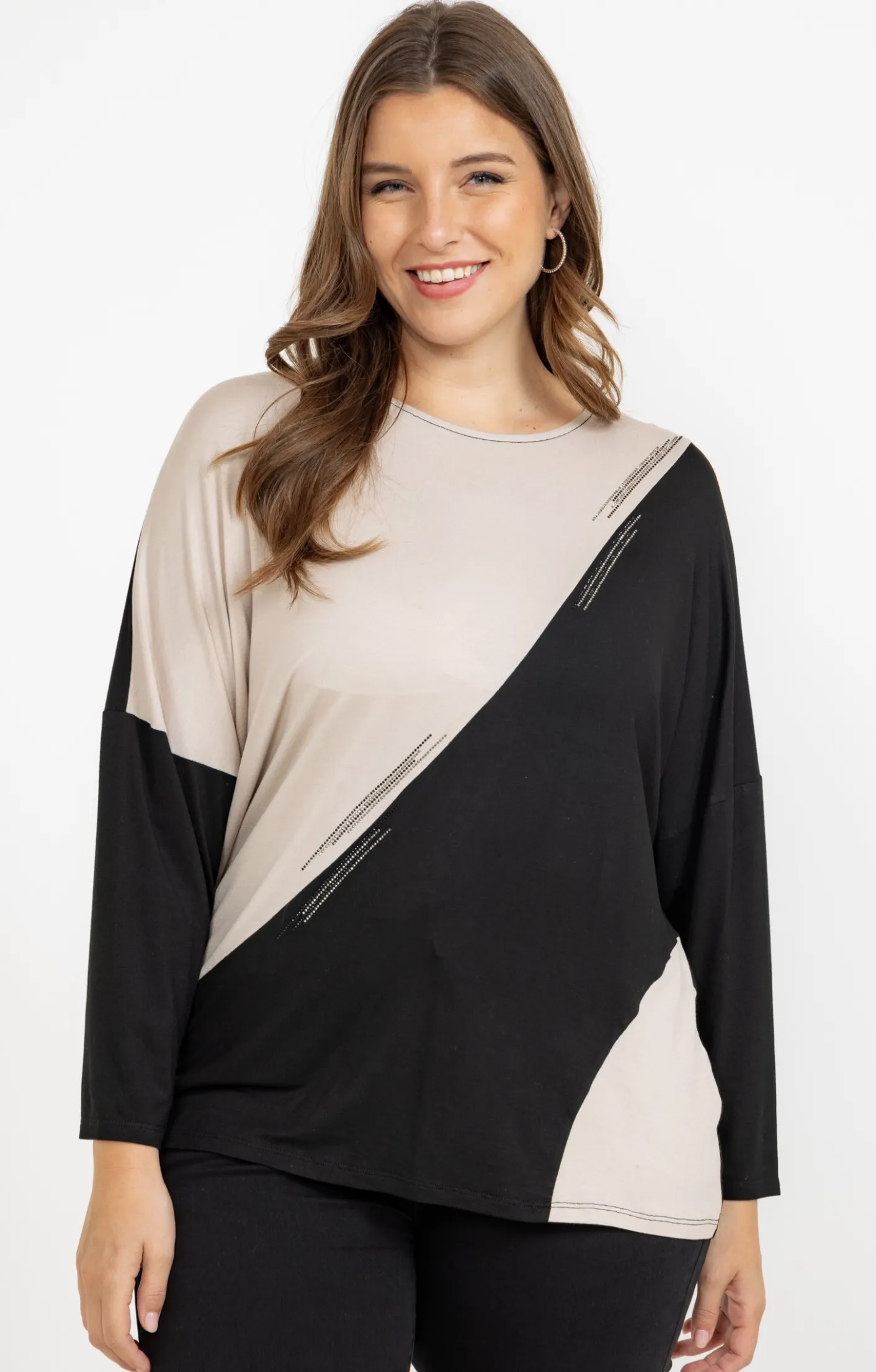 Toscane Boutique Tee-shirt bicolore| Tee-shirts