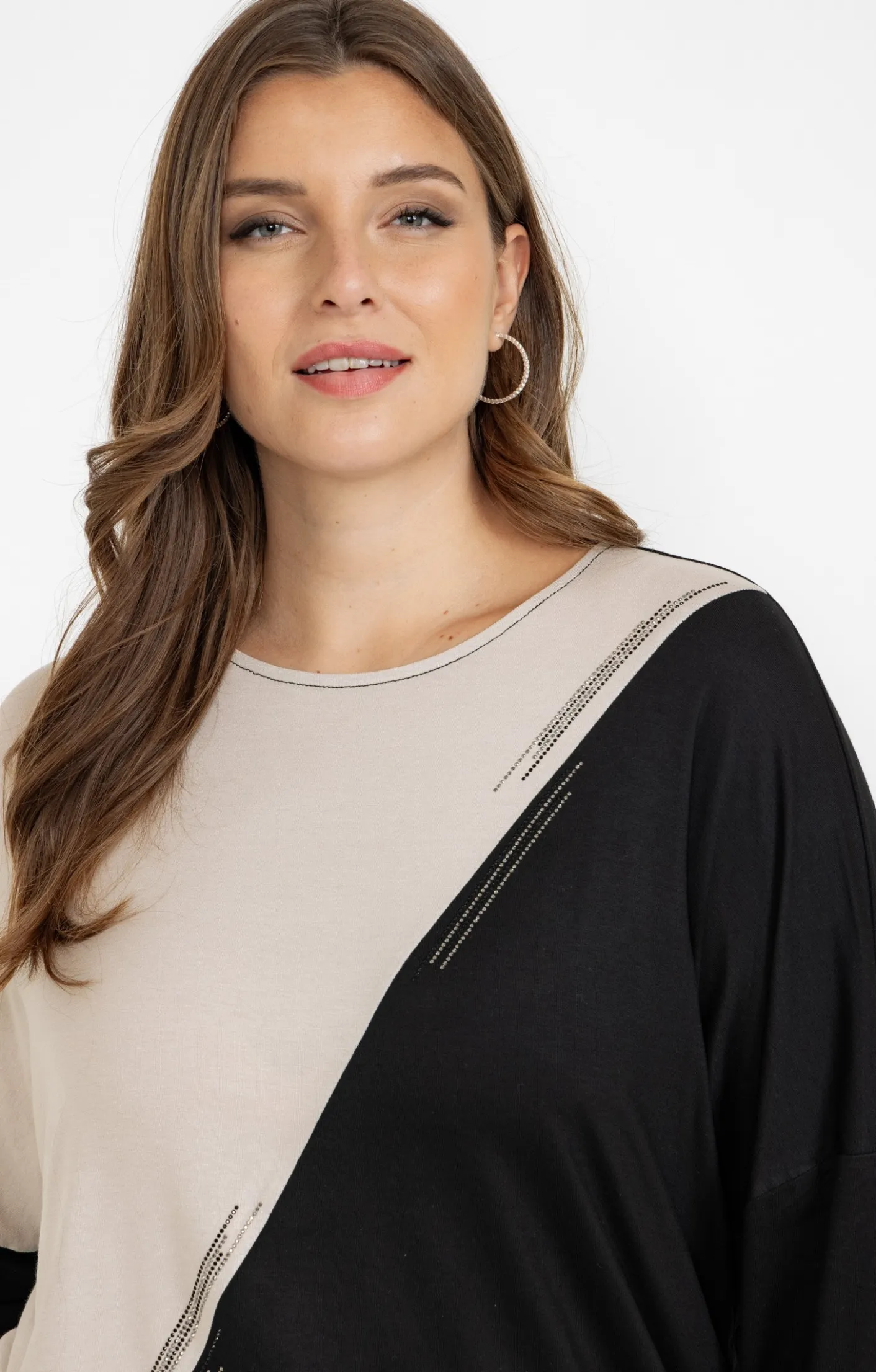 Toscane Boutique Tee-shirt bicolore| Tee-shirts