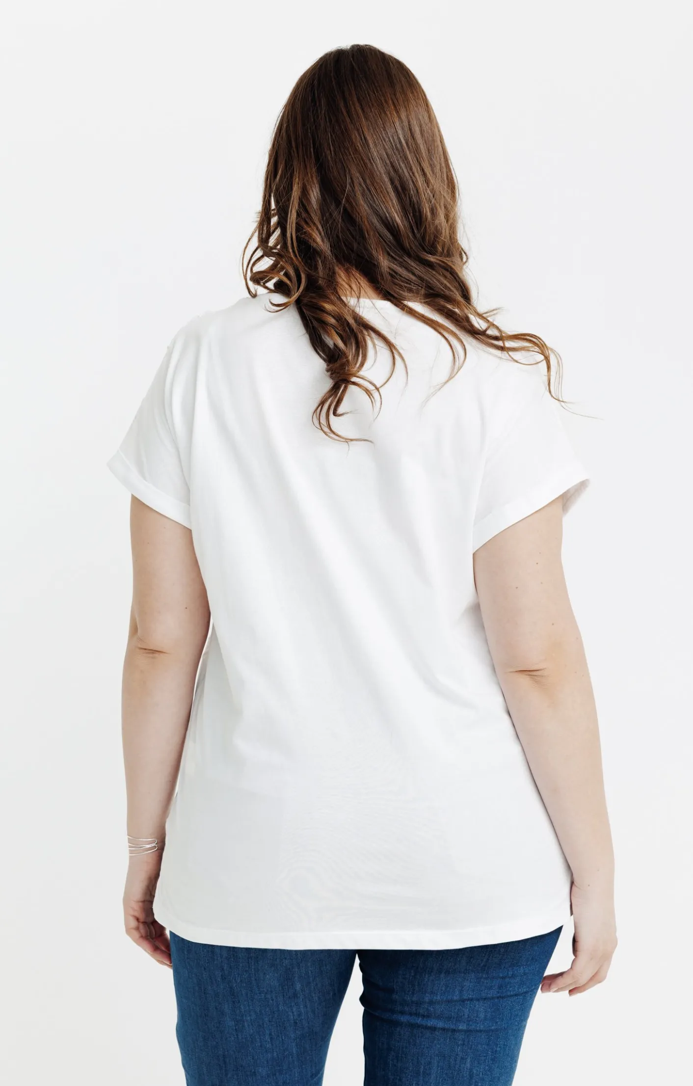 Toscane Boutique Tee-shirt bi-matière avec jacquard en 3D| Tee-shirts