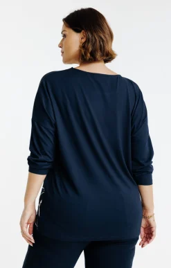 Toscane Boutique Tee-shirt bi-matière imprimé| Tee-shirts