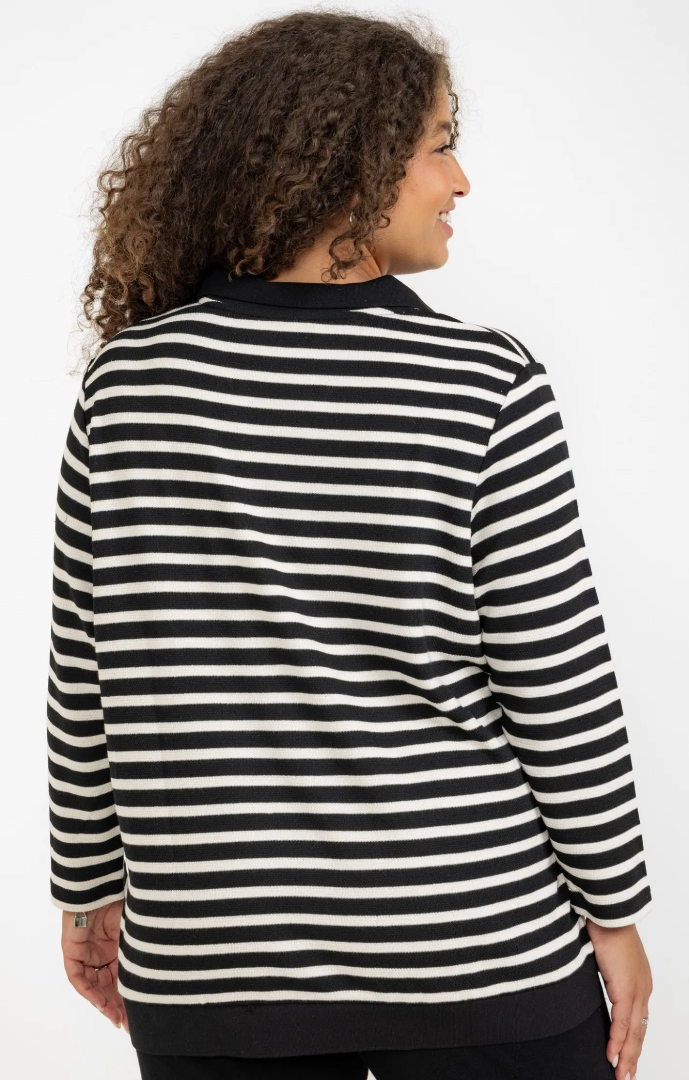 Toscane Boutique Tee-shirt forme polo rayé| Tee-shirts