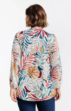 Toscane Boutique Tee-shirt imprimé avec collier| Tee-shirts