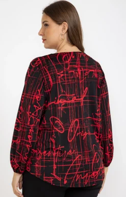 Toscane Boutique Tee-shirt imprimé avec collier| Tee-shirts