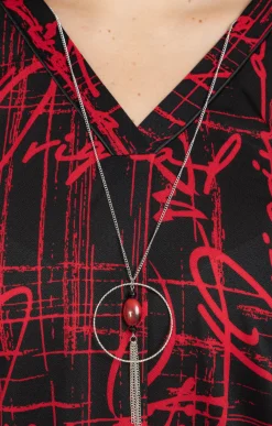 Toscane Boutique Tee-shirt imprimé avec collier| Tee-shirts