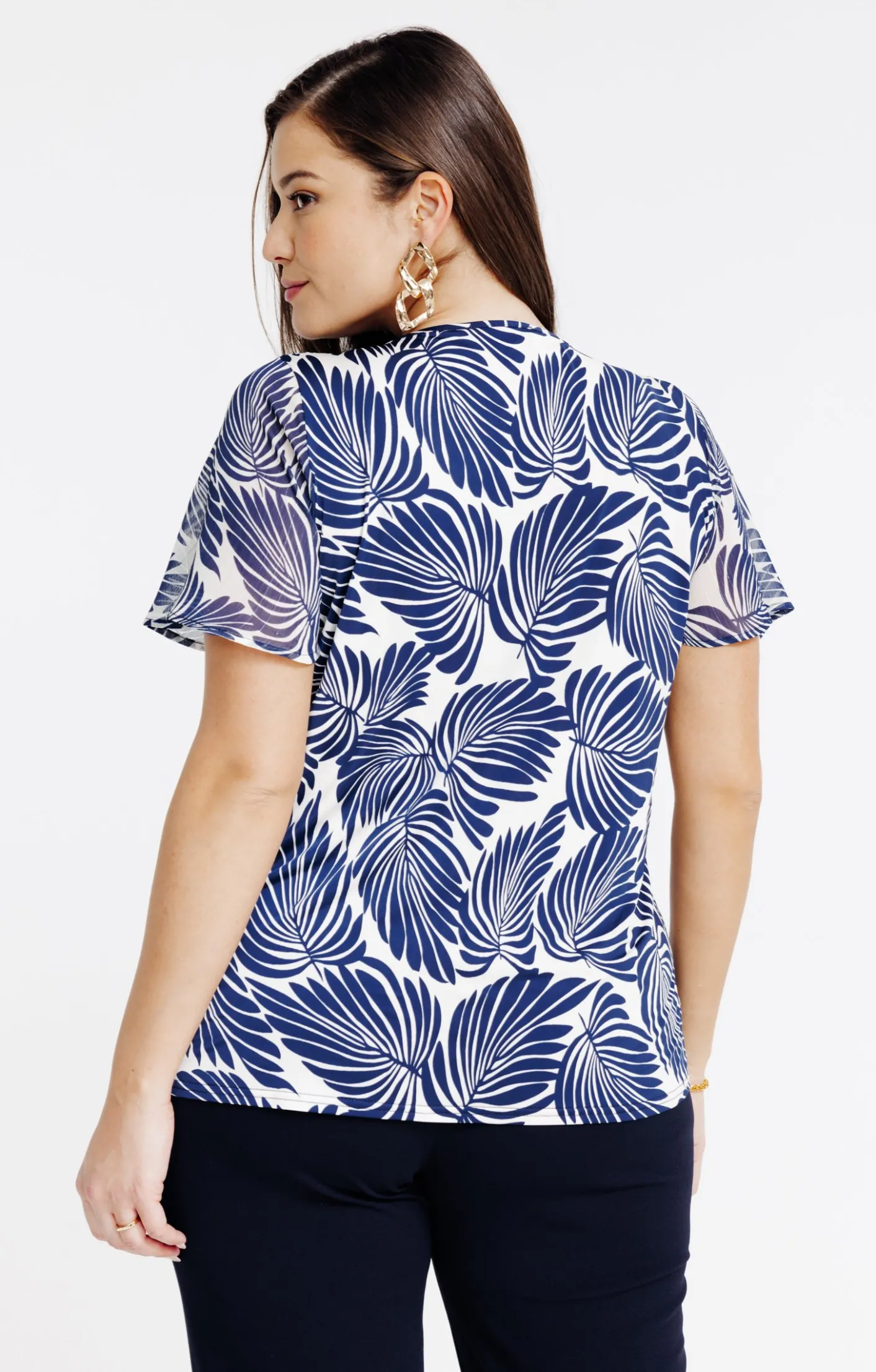 Toscane Boutique Tee-shirt imprimé bicolore| Tee-shirts