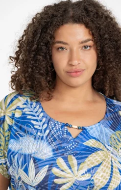 Toscane Boutique Tee-shirt imprimé feuillage| Tee-shirts