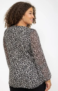 Toscane Boutique Tee-shirt imprimé léopard| Tee-shirts