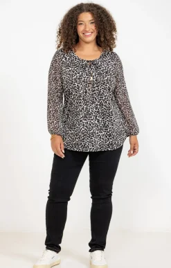 Toscane Boutique Tee-shirt imprimé léopard| Tee-shirts