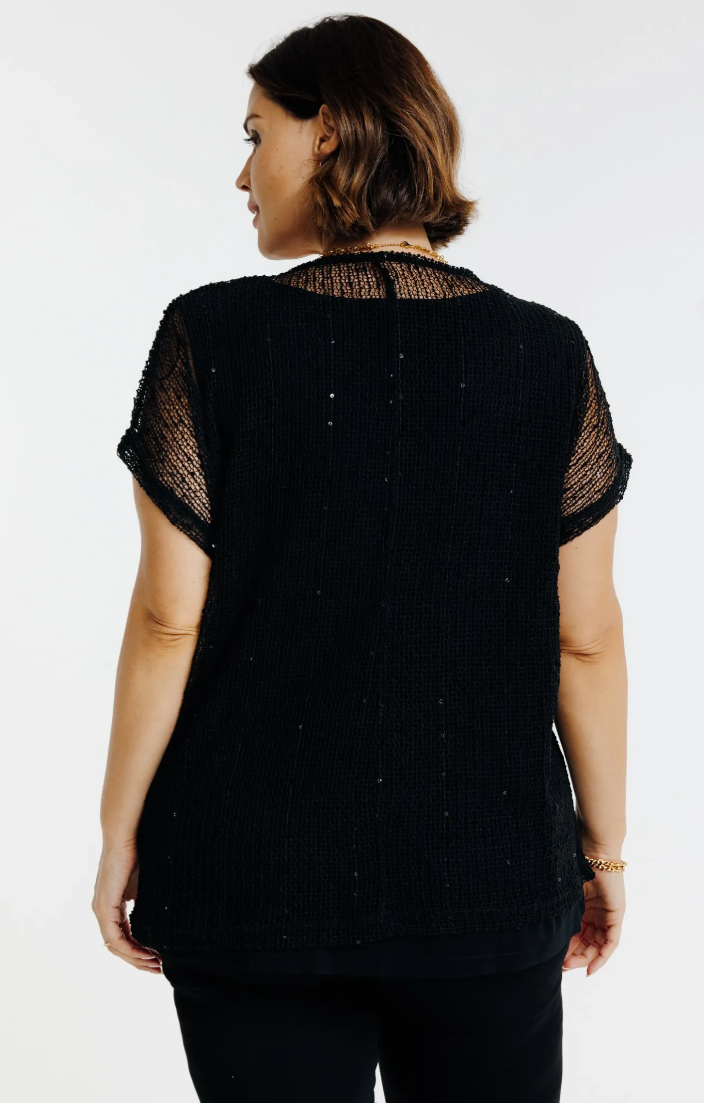 Toscane Boutique Tee-shirt maille ajourée| Tee-shirts
