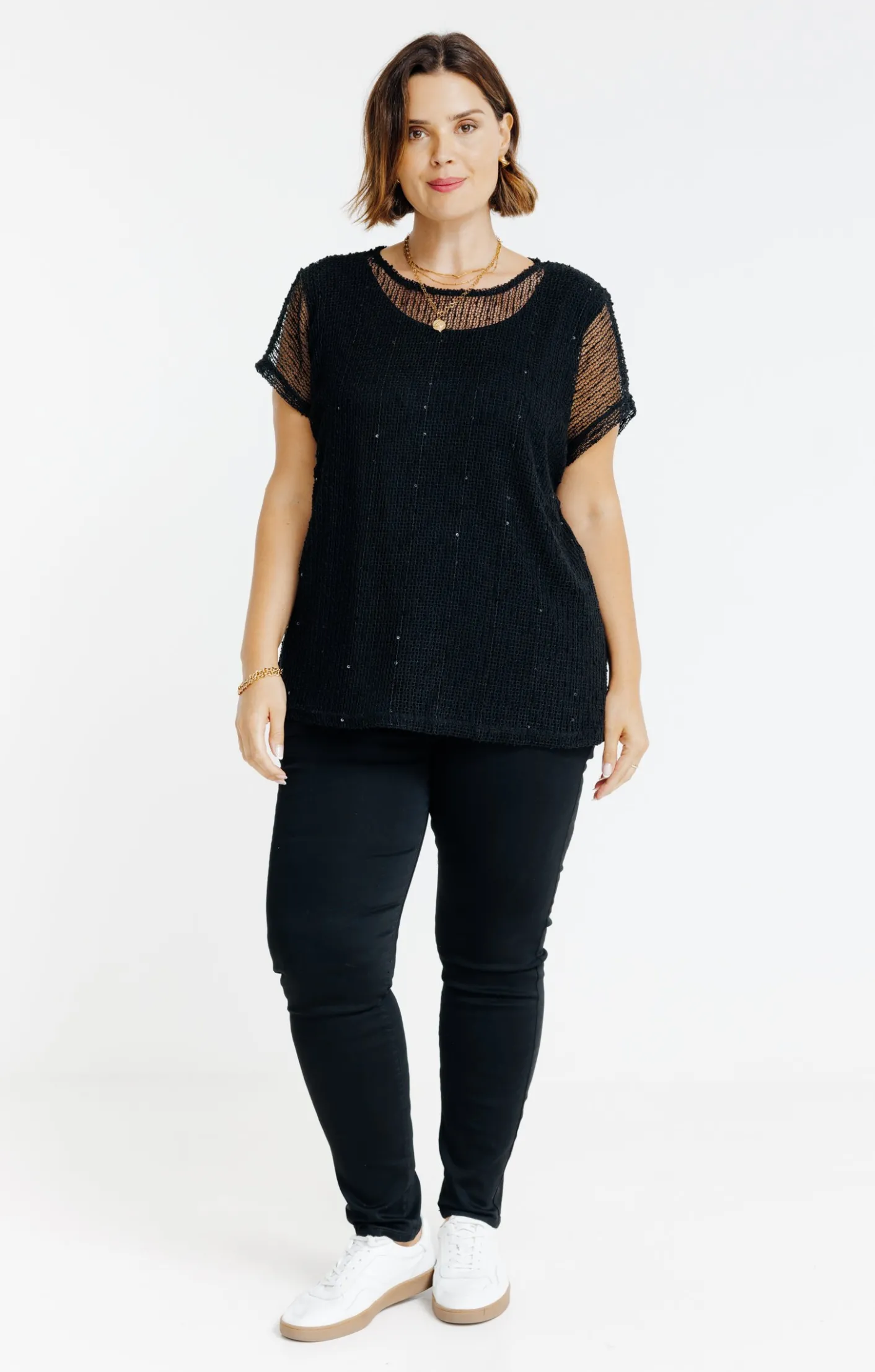 Toscane Boutique Tee-shirt maille ajourée| Tee-shirts