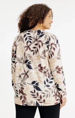 Toscane Boutique Tee-shirt maille chaude imprimé| Tee-shirts