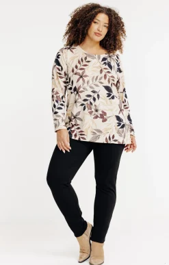 Toscane Boutique Tee-shirt maille chaude imprimé| Tee-shirts