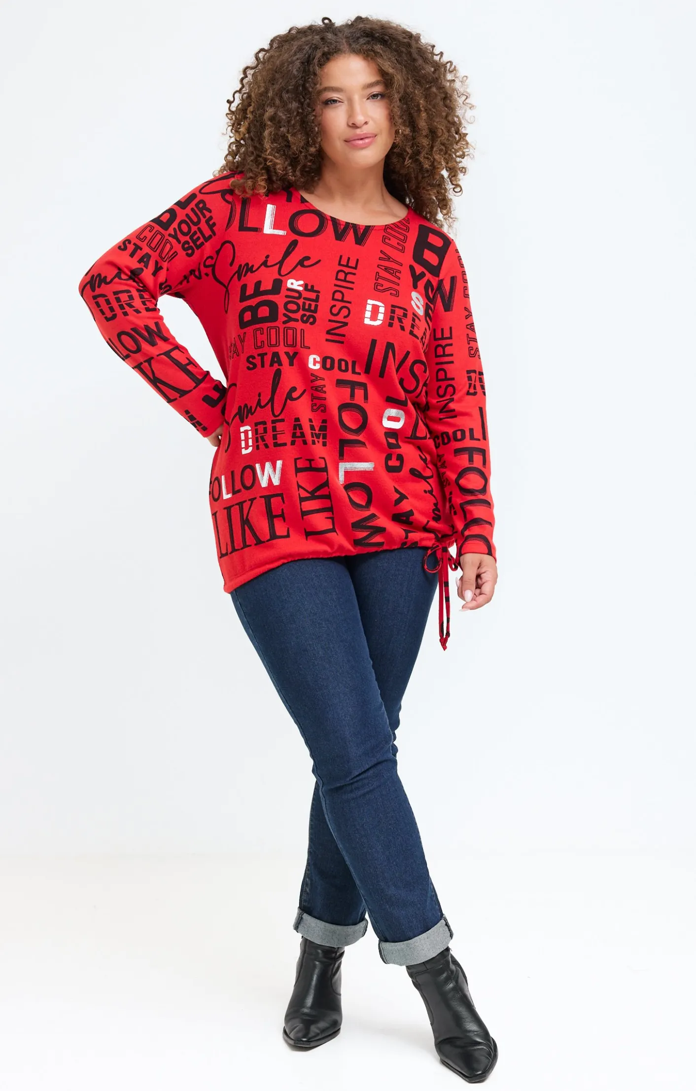 Toscane Boutique Tee-shirt maille chaude imprimé| Tee-shirts