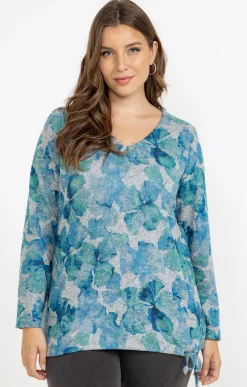 Toscane Boutique Tee-shirt maille chaude imprimé| Tee-shirts