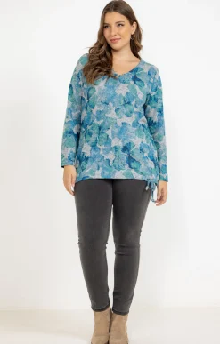 Toscane Boutique Tee-shirt maille chaude imprimé| Tee-shirts