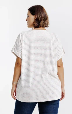 Toscane Boutique Tee-shirt rayé| Tee-shirts