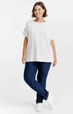 Toscane Boutique Tee-shirt rayé| Tee-shirts