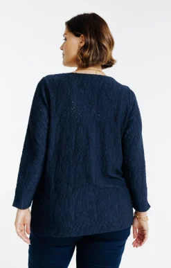 Toscane Boutique Tee-shirt uni reliéfé| Tee-shirts