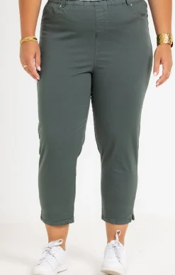 Toscane Boutique Tregging court détail rivet| Pantalons