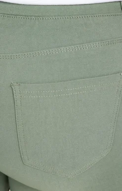 Toscane Boutique Tregging court stretch détail rivet| Pantalons