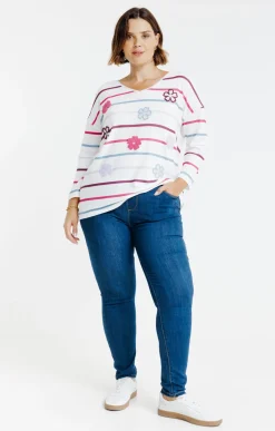 Toscane Boutique Tregging détail poche ginkgo| Pantalons