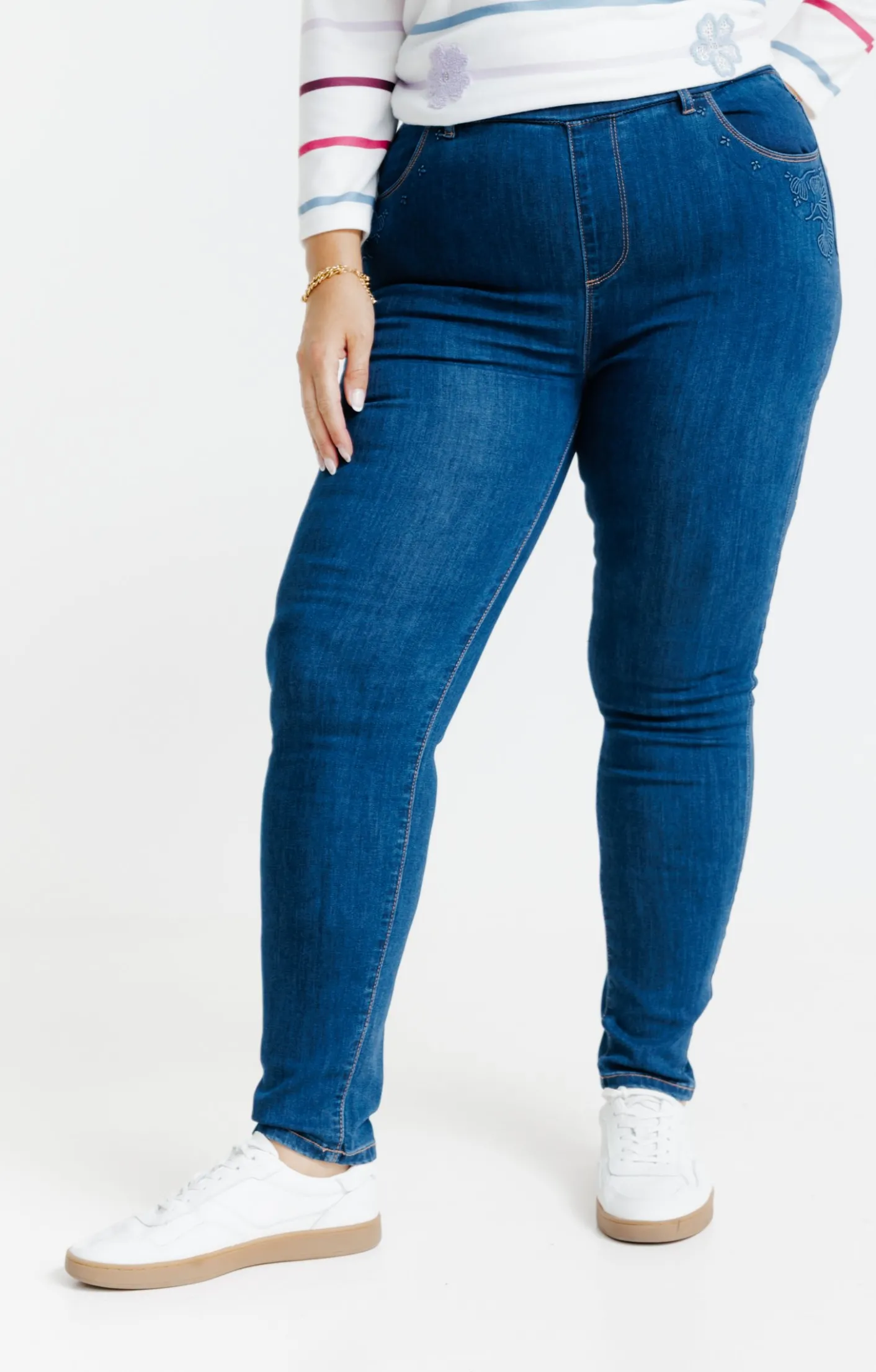 Toscane Boutique Tregging détail poche ginkgo| Pantalons
