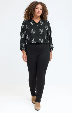 Toscane Boutique Tregging en maille poche décorée| Pantalons