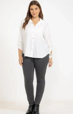 Toscane Boutique Tregging en maille poche décorée| Pantalons