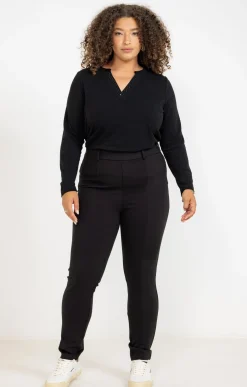 Toscane Boutique Tregging en maille poche décorée| Pantalons