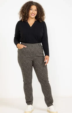 Toscane Boutique Tregging imprimé léopard| Pantalons