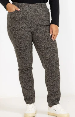 Toscane Boutique Tregging imprimé léopard| Pantalons