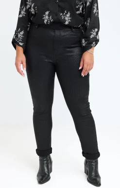 Toscane Boutique Tregging imprimé mini-traits| Pantalons