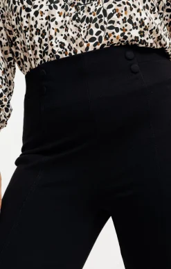 Toscane Boutique Tregging maille à boutons| Pantalons