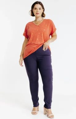 Toscane Boutique Tregging uni stretch| Pantalons