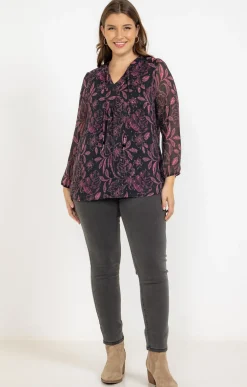 Toscane Boutique Tunique imprimée doublée| Chemisiers & Tuniques