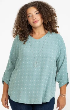 Toscane Boutique Tunique tissu fantaisie et collier| Chemisiers & Tuniques