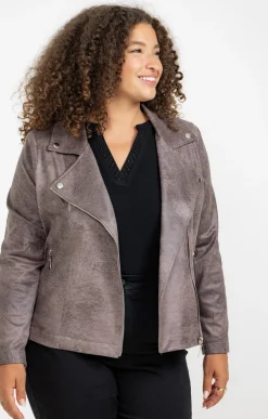 Toscane Boutique Veste biker zippée| Vestes