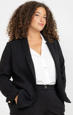Toscane Boutique Veste de tailleur revers aux manches| Vestes