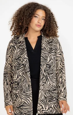 Toscane Boutique Veste de tailleur zébrée| Vestes
