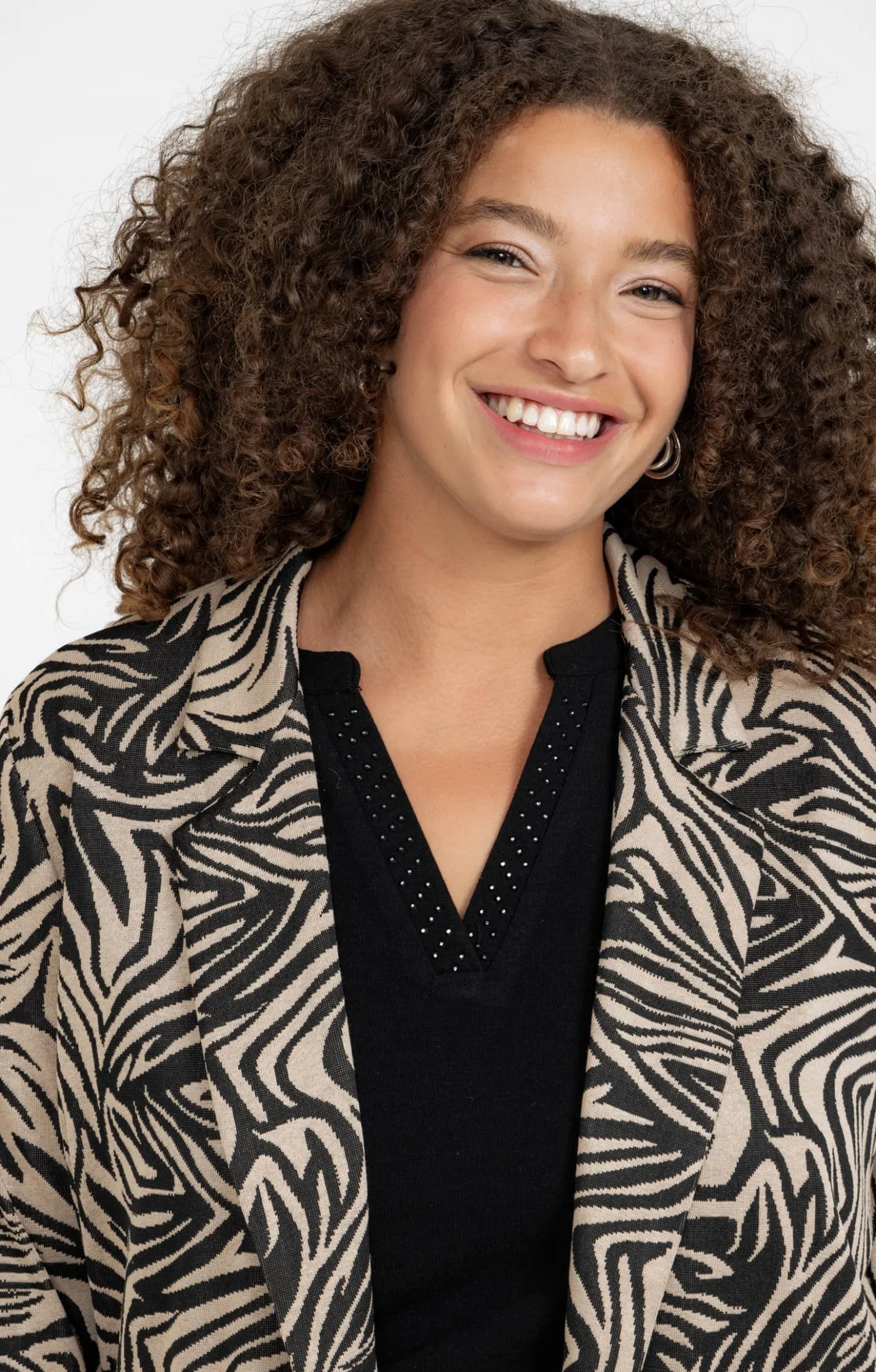 Toscane Boutique Veste de tailleur zébrée| Vestes