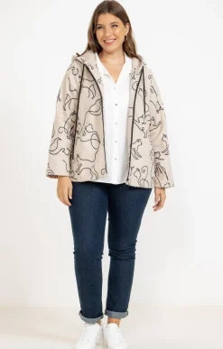 Toscane Boutique Veste imprimé chat| Vestes
