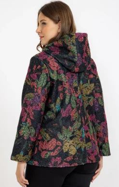 Toscane Boutique Veste imprimée en bouclette| Vestes