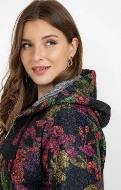 Toscane Boutique Veste imprimée en bouclette| Vestes