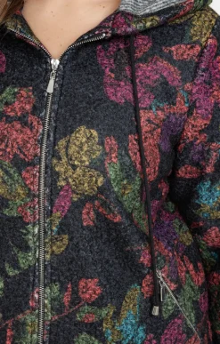 Toscane Boutique Veste imprimée en bouclette| Vestes